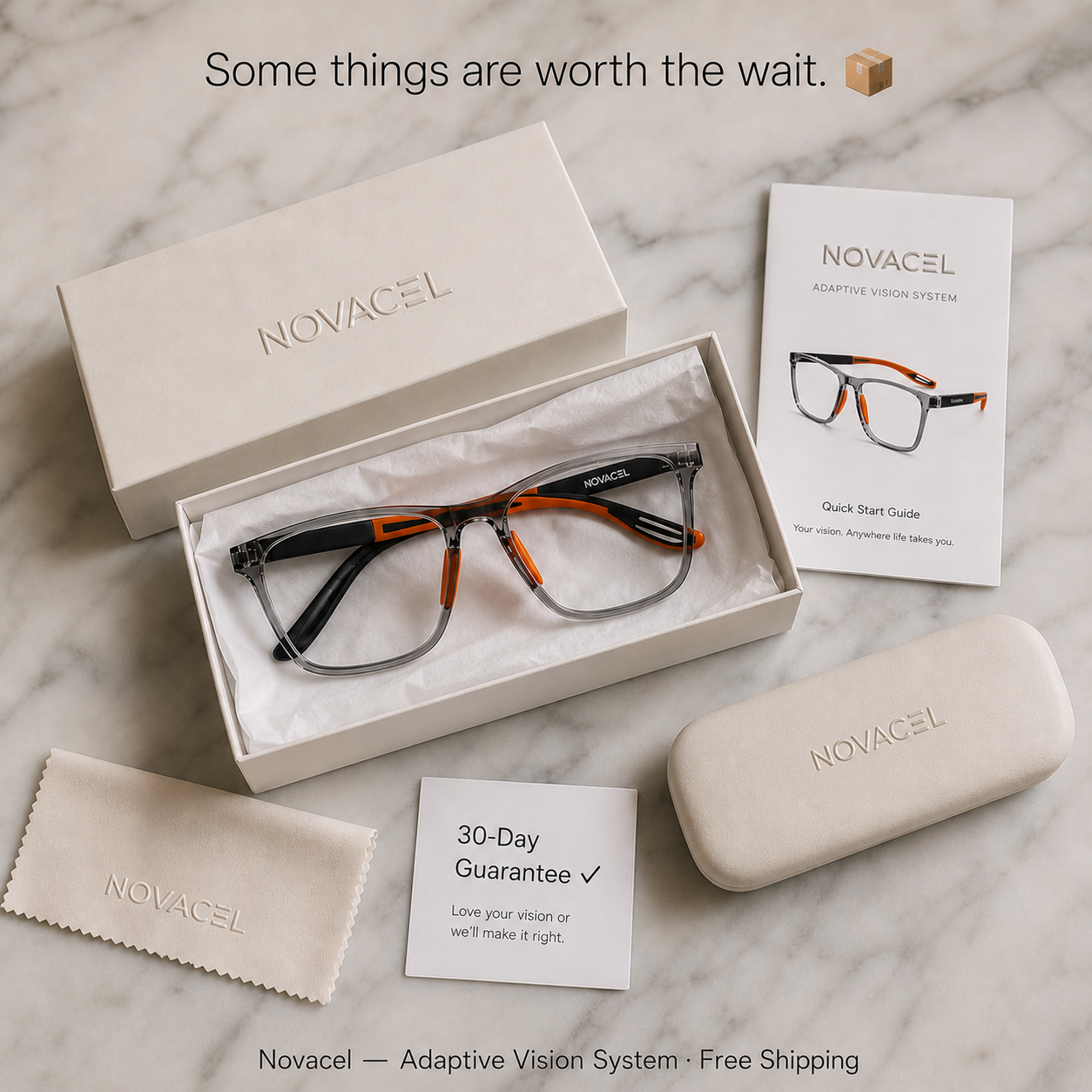 Novacel™ Adaptive Focus Glasses + Premium Gift [Dual Vision Tech]