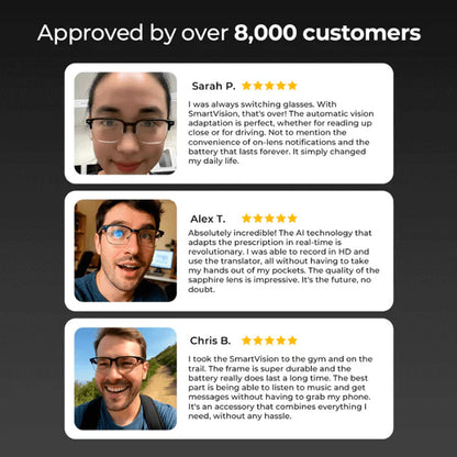 SmartVision NovaCel™ AI-Powered Adaptive Glasses